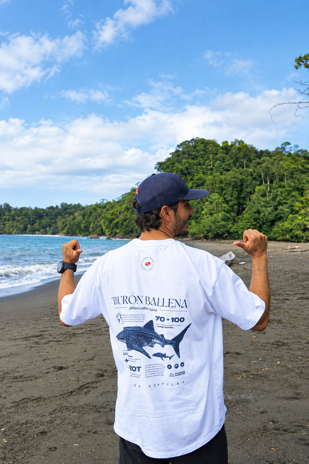 Tiburón Ballena T-Shirt Oversize Unisex