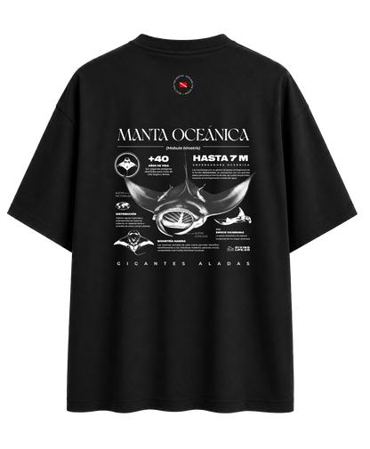 Manta Oceánica T-Shirt Oversize Unisex
