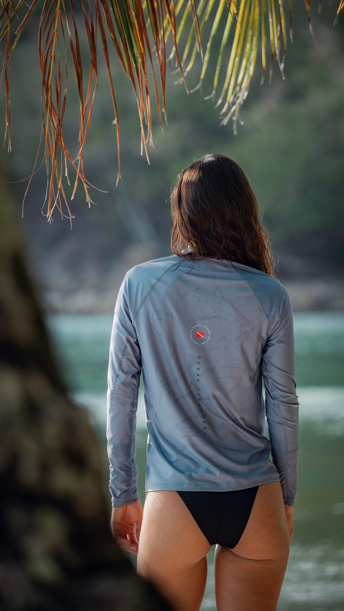 Grey Shark Rashguard