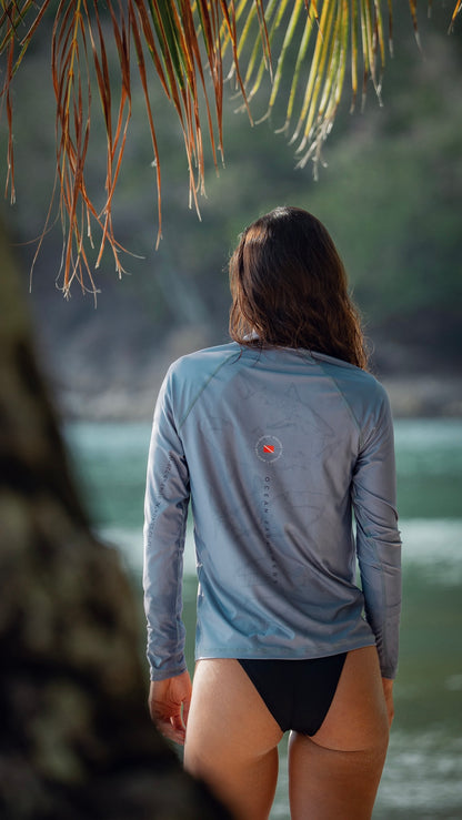 Grey Shark Rashguard