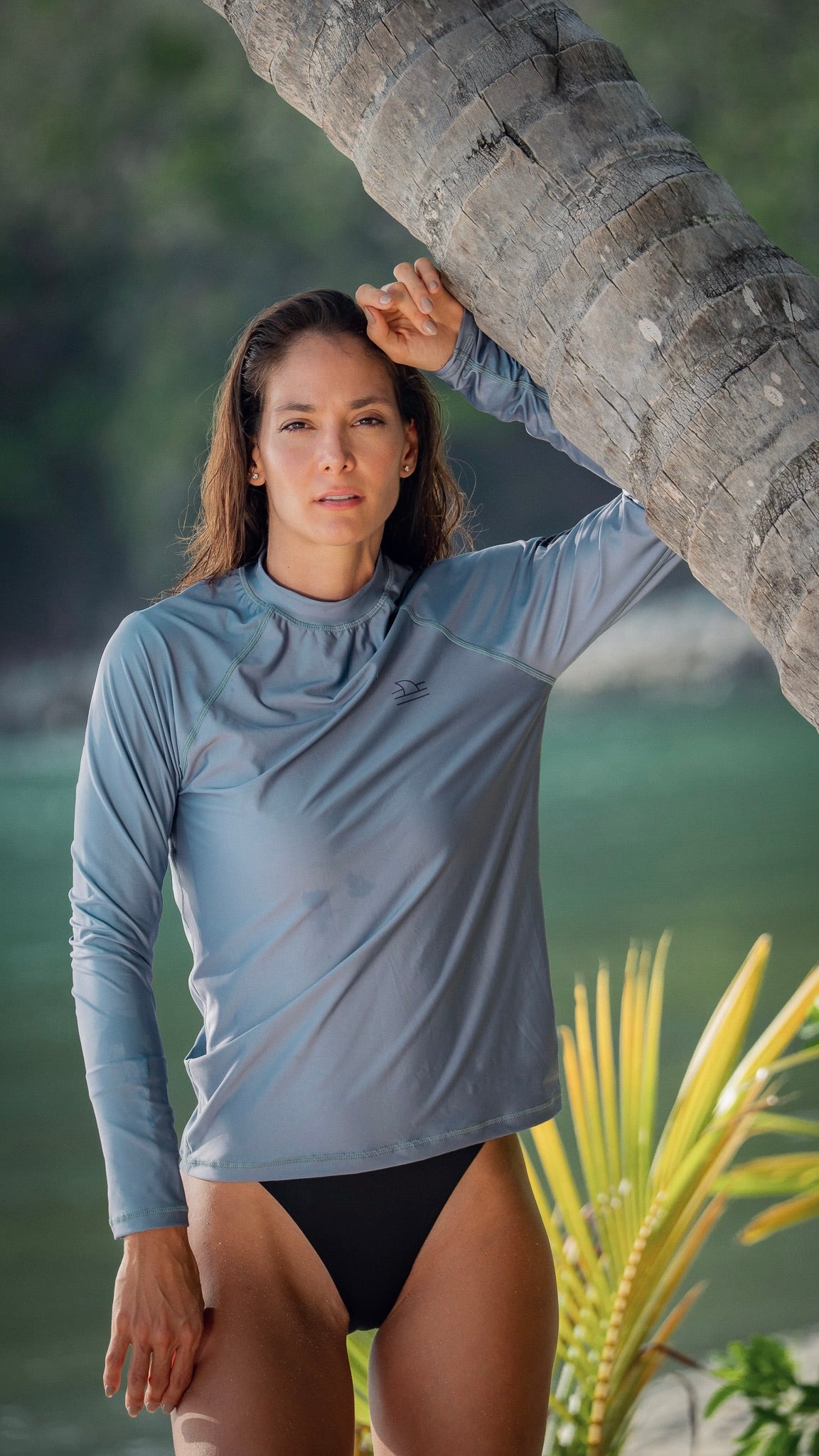 Grey Shark Rashguard