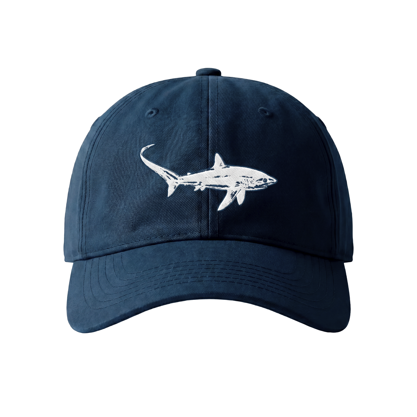 Navy Blue Shark Cap