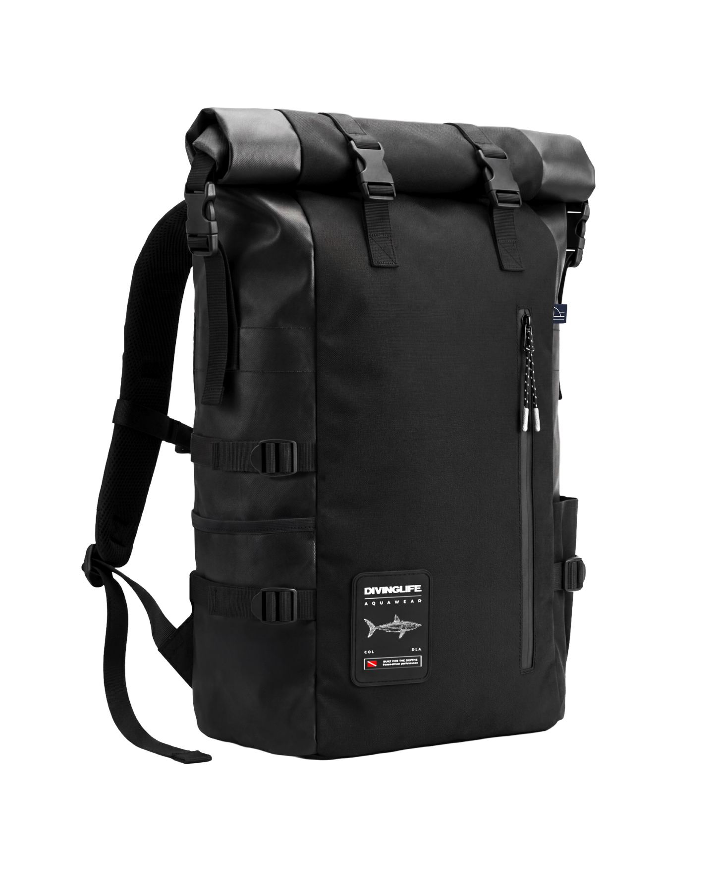 Black Waterproof Backpack