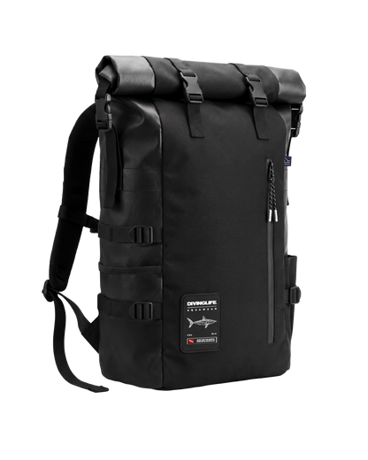 Black Waterproof Backpack