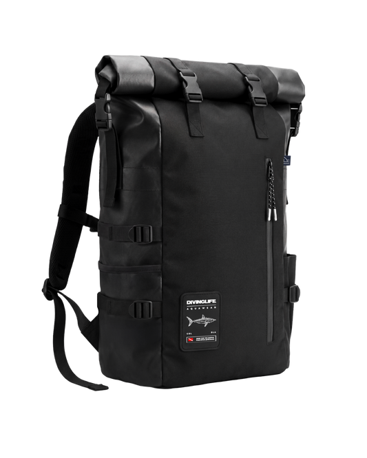 Black Waterproof Backpack