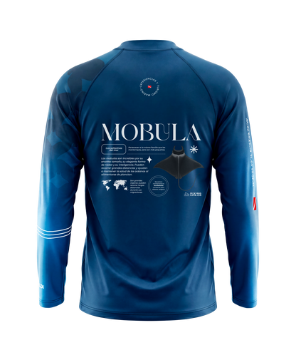 Navy Blue Mobula Rashguard