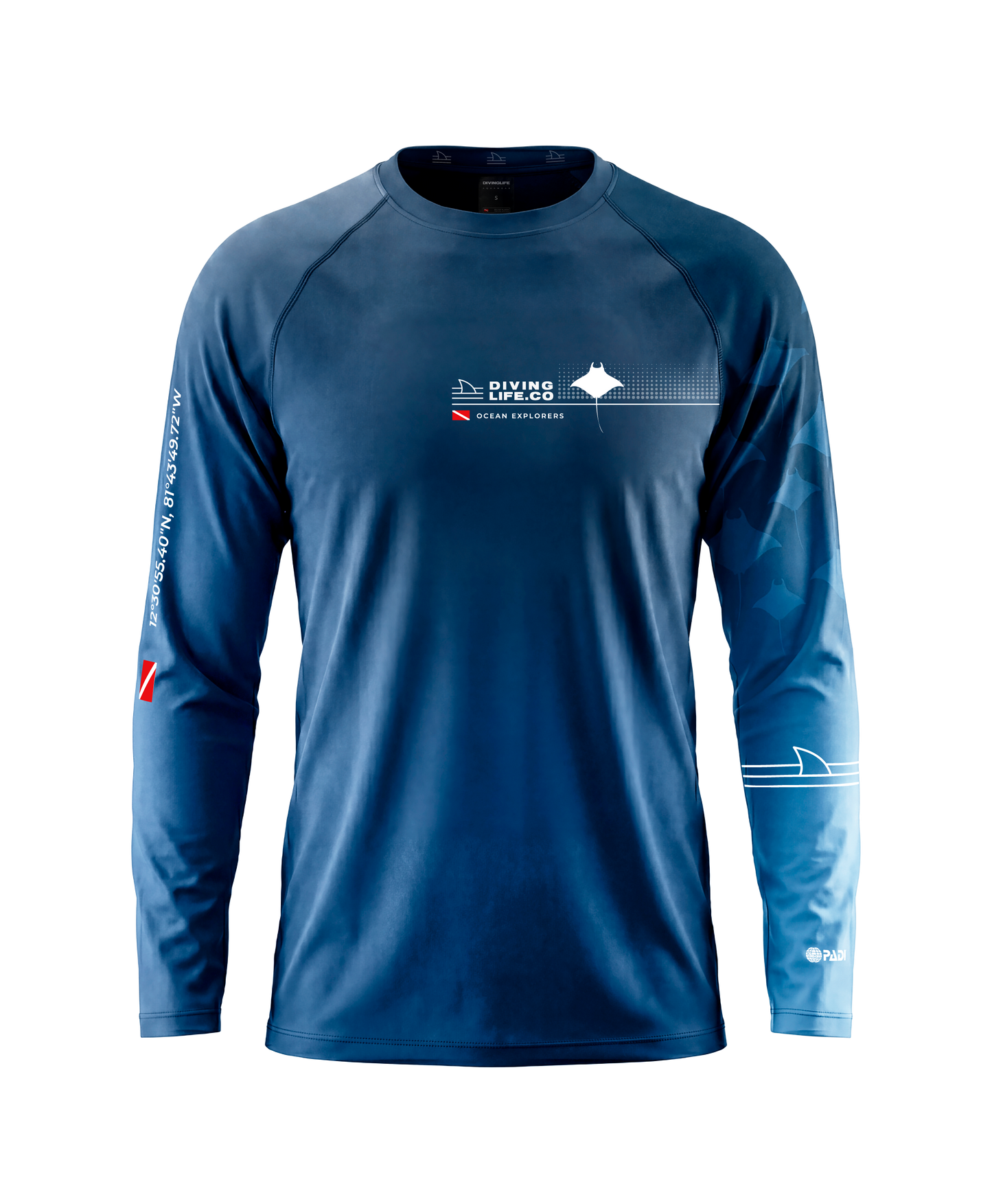 Navy Blue Mobula Rashguard