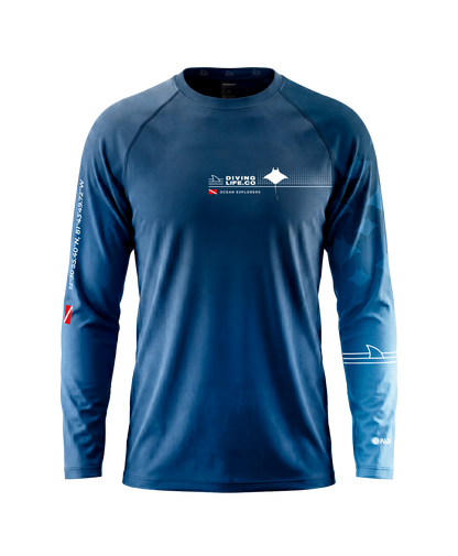 Navy Blue Mobula Rashguard