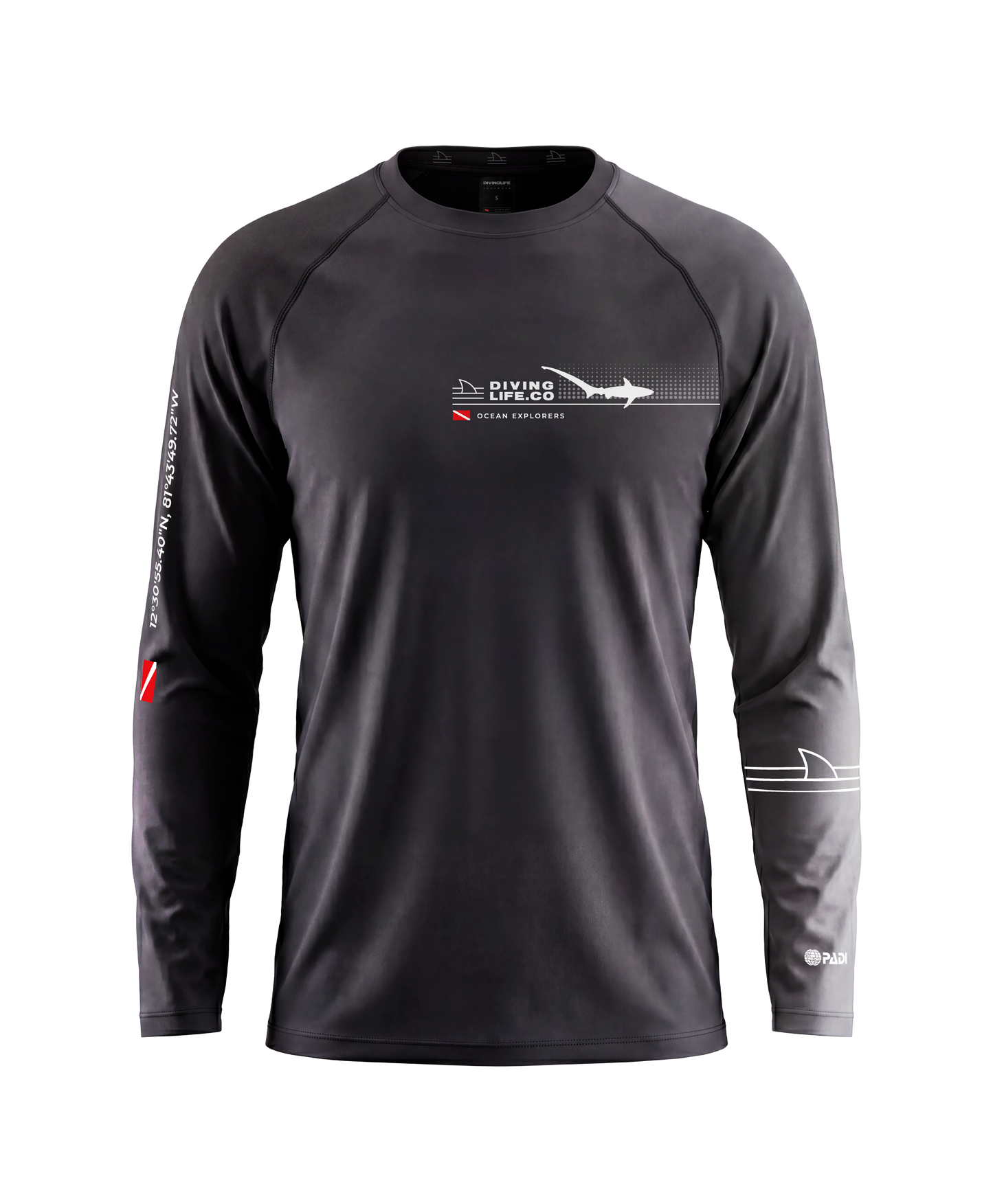 Black Thresher Shark Rashguard