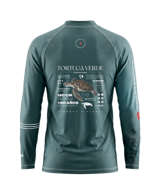 Green Sea Turtle Rashguard