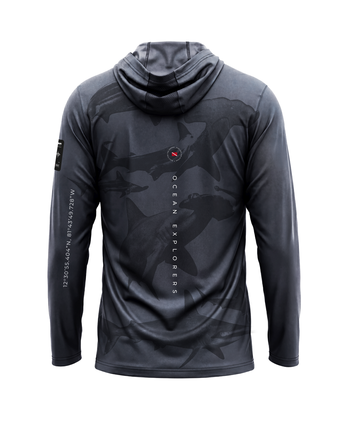Dark Grey Hooded Rashguard