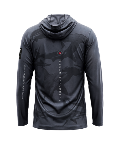 Dark Grey Hooded Rashguard