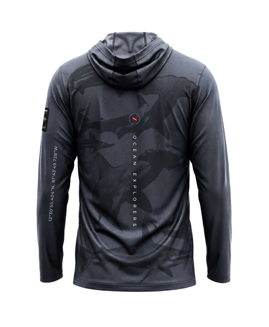 Dark Grey Hooded Rashguard