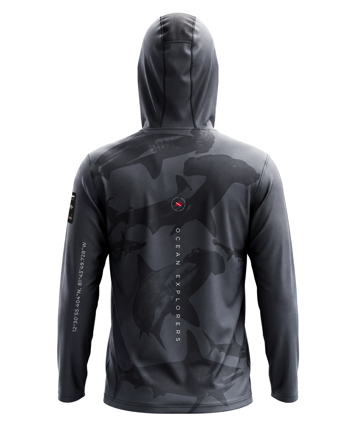 Dark Grey Hooded Rashguard