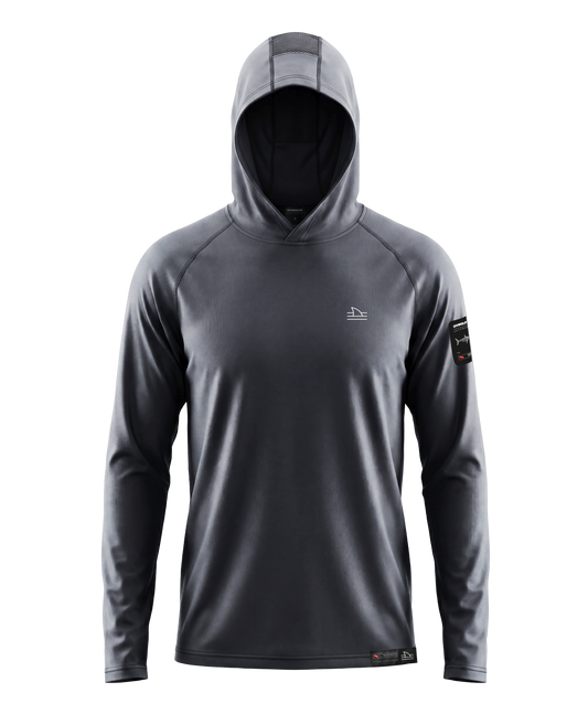 Dark Grey Hooded Rashguard