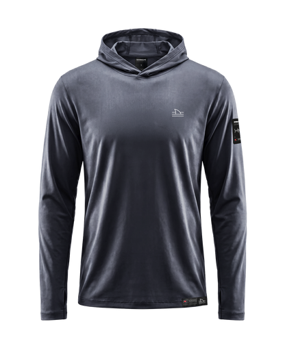 Dark Grey Hooded Rashguard