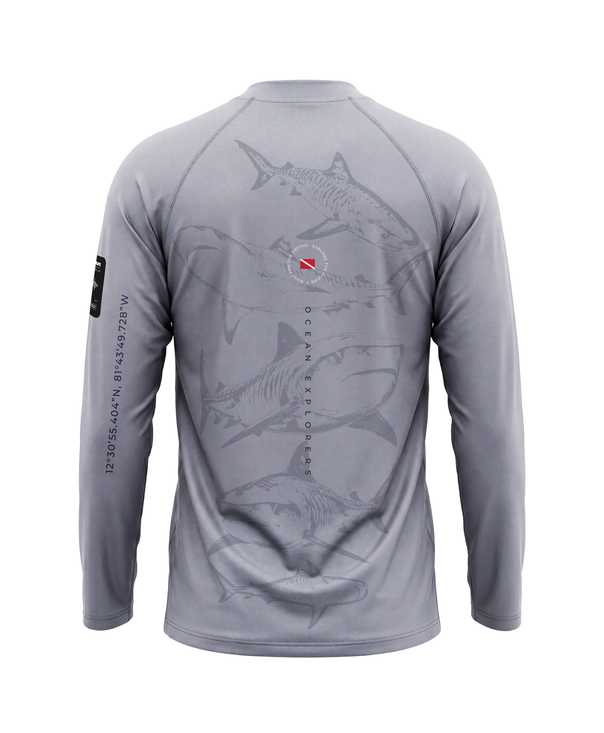 Grey Shark Rashguard