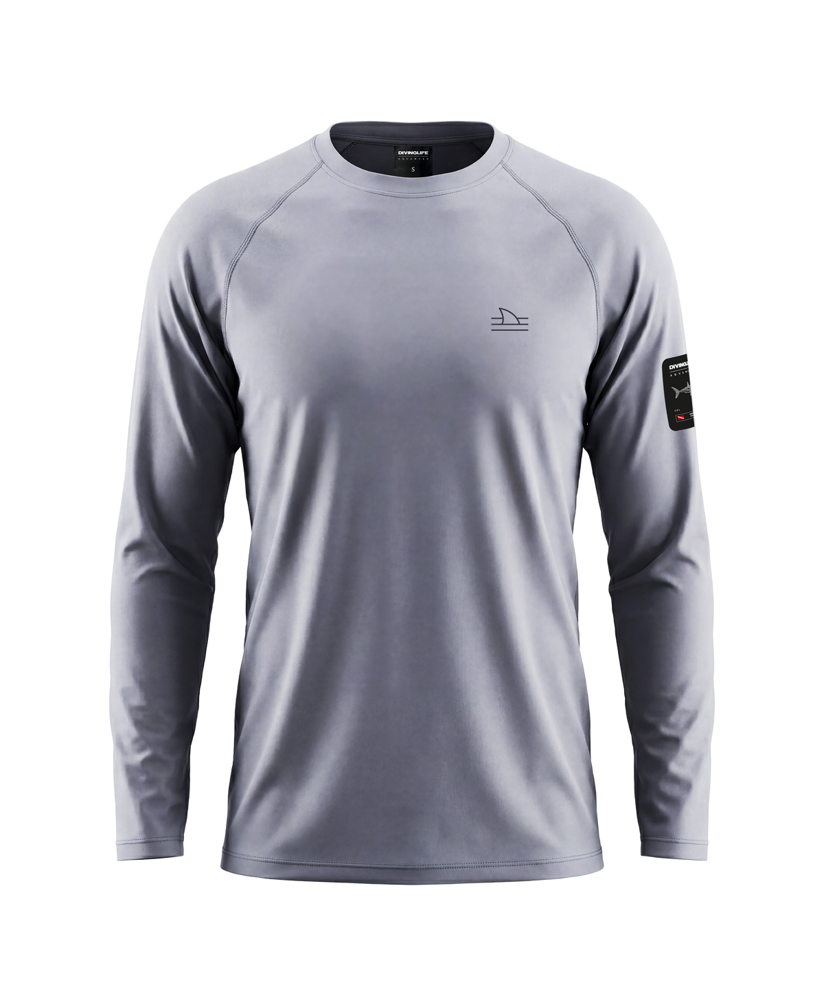 Grey Shark Rashguard