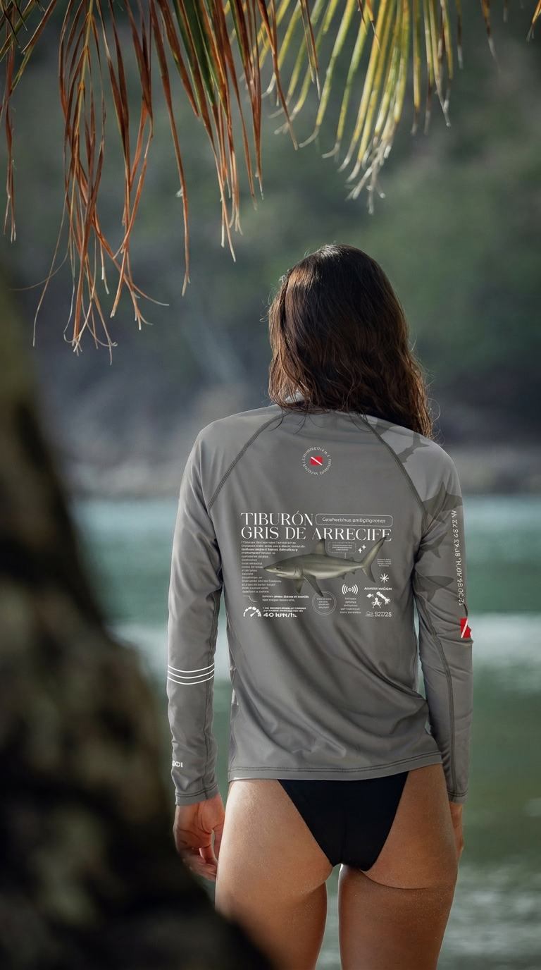 Grey Reef Shark Rashguard