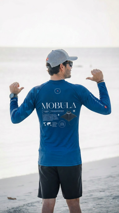 Navy Blue Mobula Rashguard